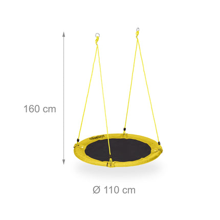 Kulatá hnízdová houpačka 110 cm