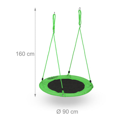 Kulatá hnízdová houpačka 90 cm