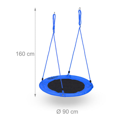 Kulatá hnízdová houpačka 90 cm