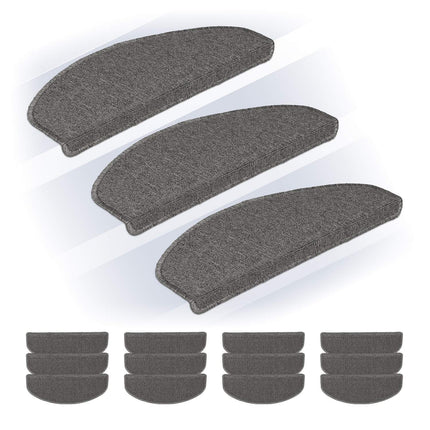 Zaoblené nášlapy na schody sada 15 ks – protiskluzové, samolepicí