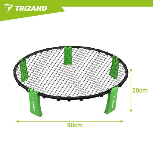 Roundnet Mini Volleyball Set with 3 Balls & Pump