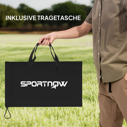 Roundnet sada herní sada s hrací sítí 3 míče přenosná taška pumpa na míče spikeball sada Ø92 x 20 cm žlutá