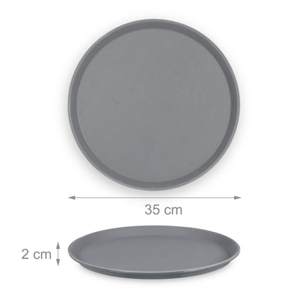 Kulatý servírovací tác 2 ks 35 cm