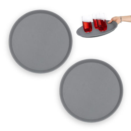 Kulatý servírovací tác 2 ks 35 cm