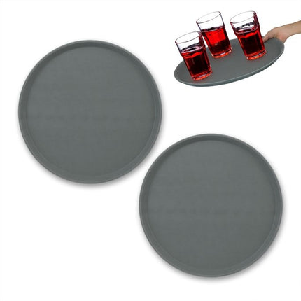 Kulatý servírovací tác 2 ks 40 cm