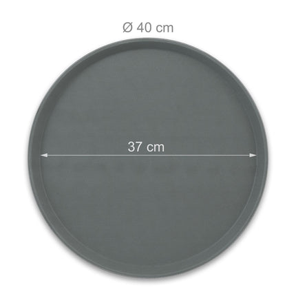 Kulatý servírovací tác 2 ks 40 cm