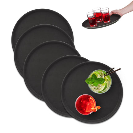Kulatý servírovací tác sada 5 ks 35 cm
