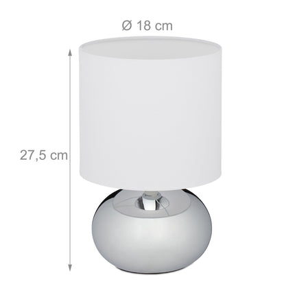 Kulatá stolní lampa s dotykovou funkcí