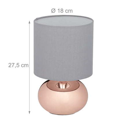 Kulatá stolní lampa s dotykovou funkcí