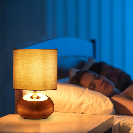 Kulatá stolní lampa s dotykovou funkcí