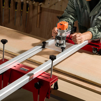 Router Sled, 64 In Slab Flattening Jig, Adjustable Height