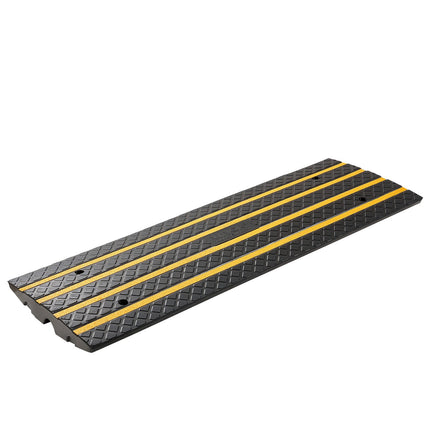 Rubber Curb Ramp 15 Ton, 66 mm Rise, Reflective, 1 Pack