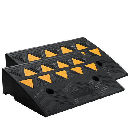 Rubber Curb Ramps 2-Pack, 5 in Rise, 15 Ton Capacity