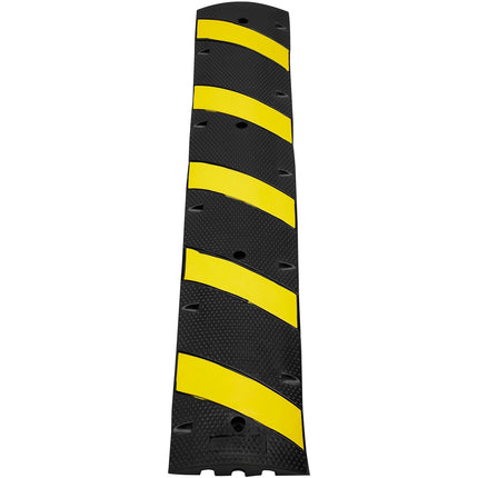 Rubber Speed Bump 183 x 30 cm, 2-Channel, 10,000 kg