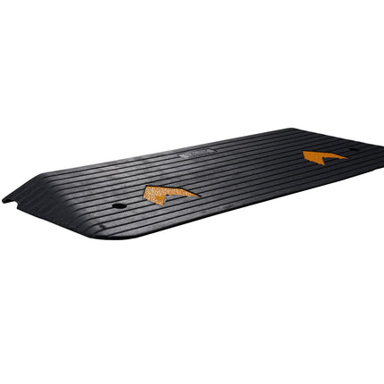Rubber Threshold Ramp, 1.5 In Rise, 15000 kg, Non-Slip