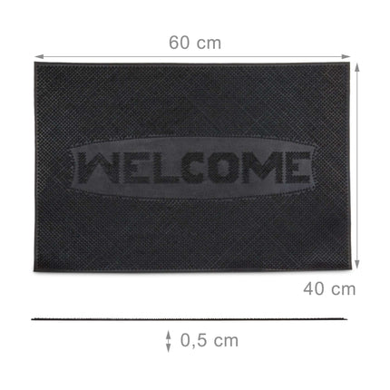 Gumová rohožka WELCOME