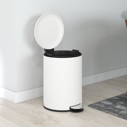 Metal pedal waste container with inner basket, 20L, 36x30x44.5 cm