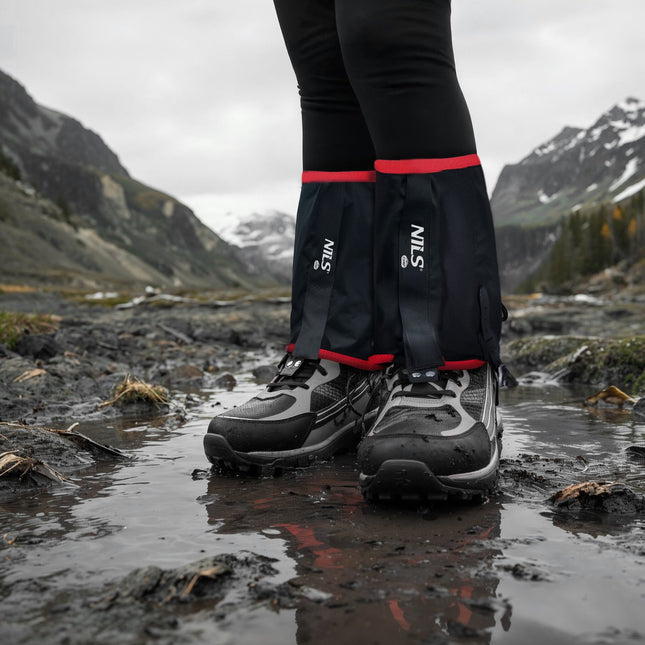 Kempingová židle Running Stuptus černá a červená