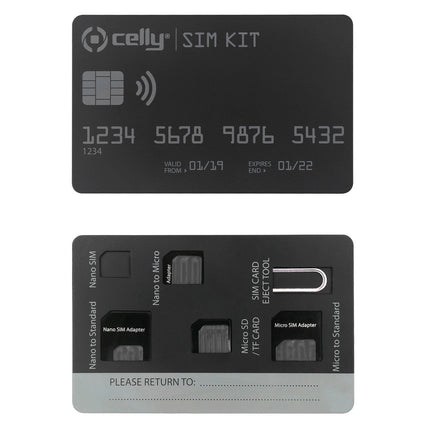 SIM sada adaptéry SIM karet 3 ks