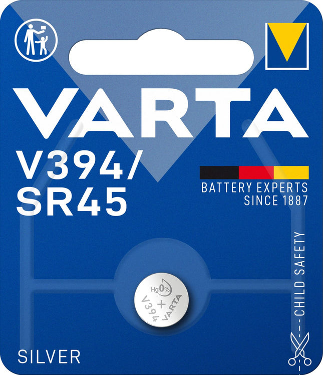 SR45 / V394 knoflíková baterie stříbrná 1.55V 1 ks