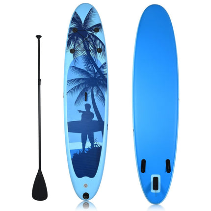 SUP nafukovací paddleboard modrý-L