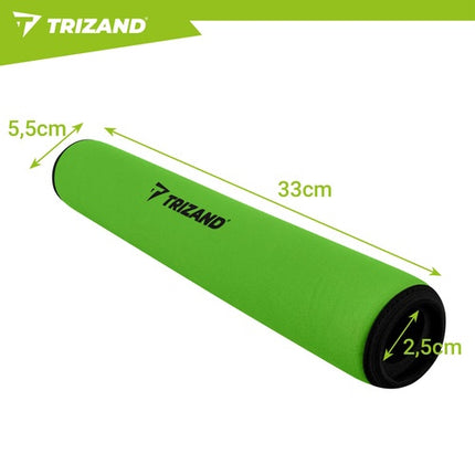 SUP plovák na pádlo, 33cm zelená NBR pěna