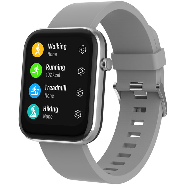 SW-182GR Bluetooth-Smartwatch mit Herzfrequenzsensor, Blutdruck- und Blutsauerstoffmonitor