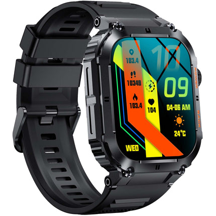 SWC-191B Bluetooth chytré hodinky se senzorem srdečního tepu, krevního tlaku a okysličení krve a funkcí volání