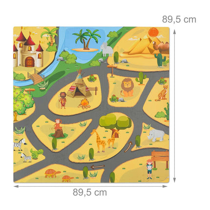 Safari puzzle mat
