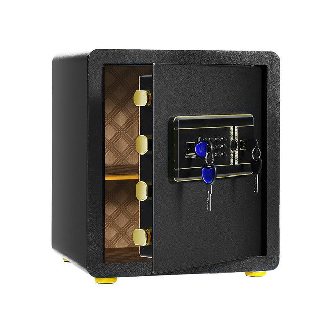 Elektronický sejf s digitální klávesnicí 45 L 36 x 31 x 41 cm černá