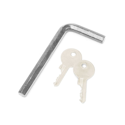 Safety lock with 2 keys