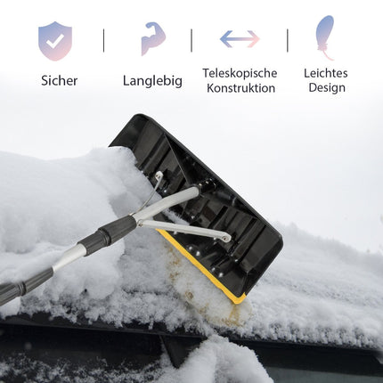 Safstar hliníkové střešní hrablo na sníh 6.4m s nadměrnou čepelí 39cm