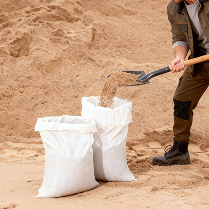 Sandbags 200 Pack, 40 x 66 cm Polypropylene With Ties