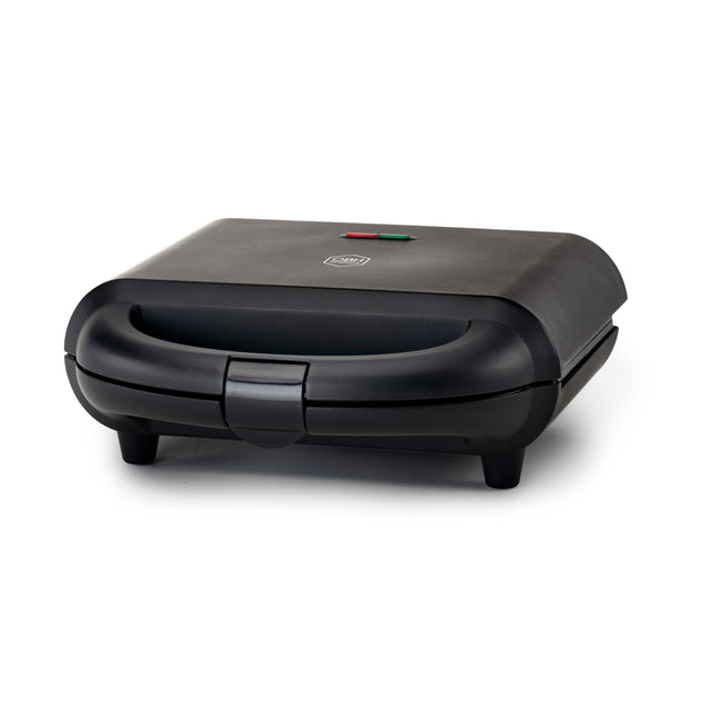 Sandwichmaker, Keramikplatten, 2 Scheiben, 700W, Schwarz