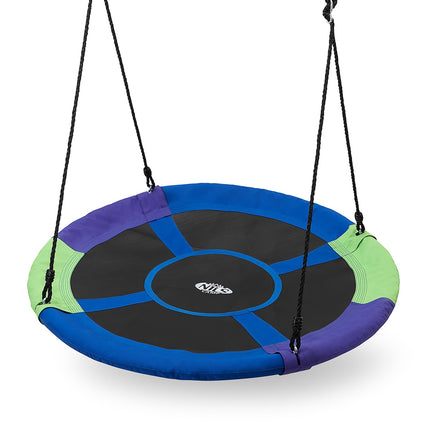 Saucer Swing, Green-Blue, Outdoor Play, 40-Inch