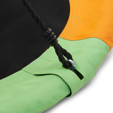 Saucer Swing, Orange-Green, Outdoor Play, Durable