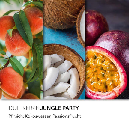 Duftkerze, 300g Glas, fruchtig-süße Aromen
