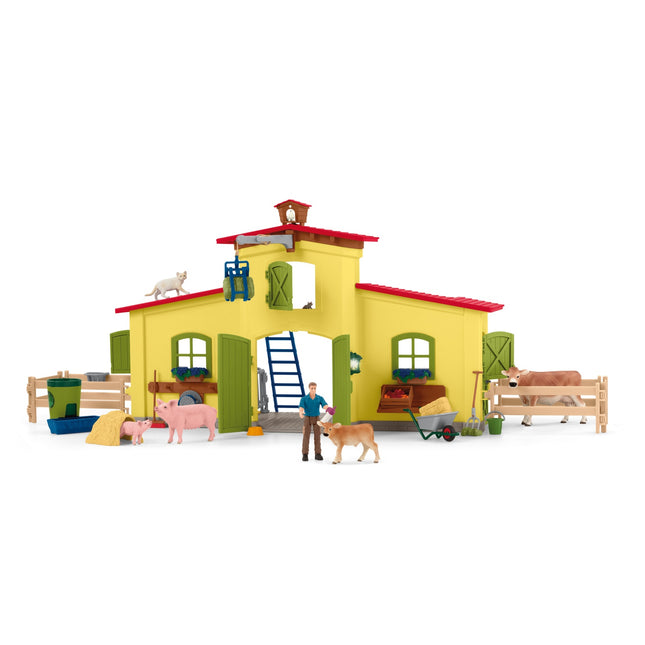 Schleich Farm World hrací sada velká farma se zvířaty