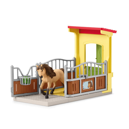 Schleich Farm World hrací sada box pro pony s islandským hřebcem