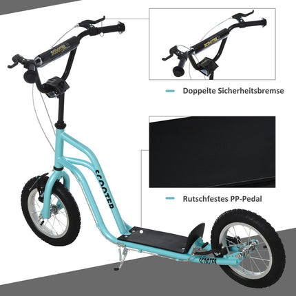 Koloběžka s 12" nafukovacími koly pro děti od 5 let