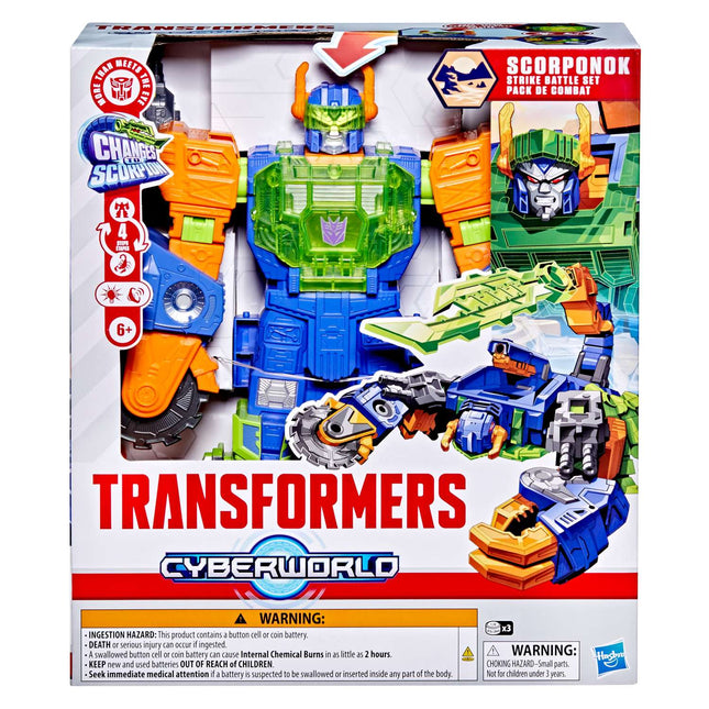 Scorponok Cyberworld figurka, 35 cm, akční bojová hračka