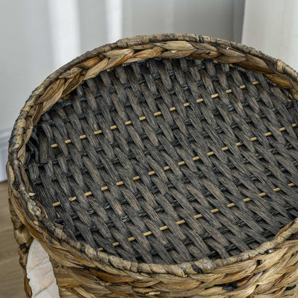Kočičí věž se 3 domečky a pelíškem, 73 cm, vodní hyacint