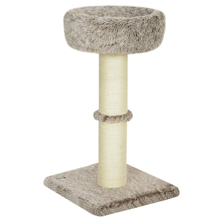 Kočičí strom s pelíškem - výška 87 cm, sisal, pro kočky do 6 kg