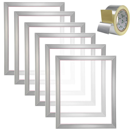 Screen Printing Frame Kit, 6-Pack 20x24 in 110 Mesh
