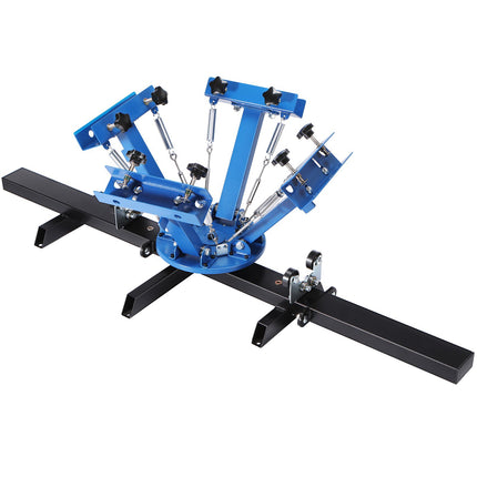 Screen Printing Press, 4 Color 2 Station, 360 Rotary