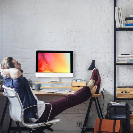 Stojan pod monitor s úložným prostorem na stůl