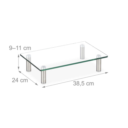 Bildschirmständer aus Glas