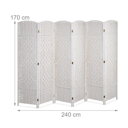 Screen wall with 6 panels