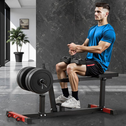 Seated Calf Raise Machine – 440 lb Capacity, Adjustable