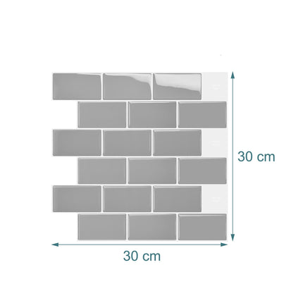 Obklady nástěnné 3D samolepicí, 30x30 cm, snadná montáž